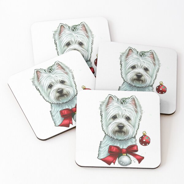 Item preview, Perro lindo del árbol de navidad de Westie designed and sold by TheCreativeFab.
