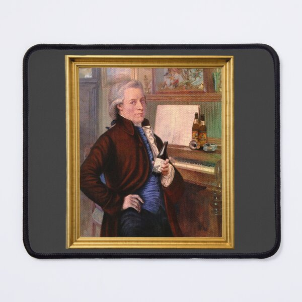 Item preview, Mozart drinks Austrian beers on rehearsal designed and sold by Angeleghties.