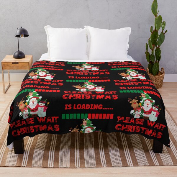 Item preview, CHRISTMAS IS LOADING PLEASE WAIT, XMAS TRENDING, XMAS LOADING HUMOR, LOADING FAMILY CHRISTMAS designed and sold by R B Chrystal.