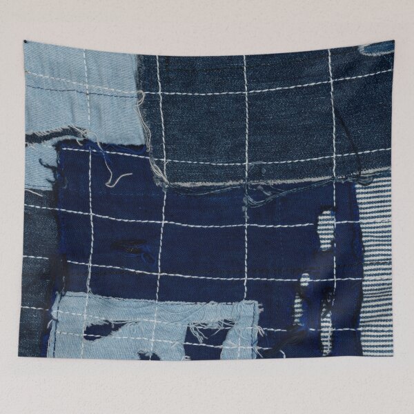 Item preview, Blue jeans feel patchwork designed and sold by reka88.