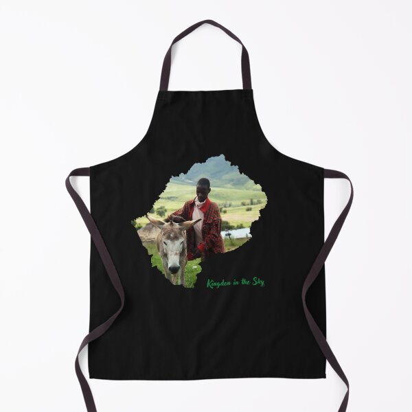 Item preview, Lesotho map showing a boy with his donkey designed and sold by RockSolidZA.