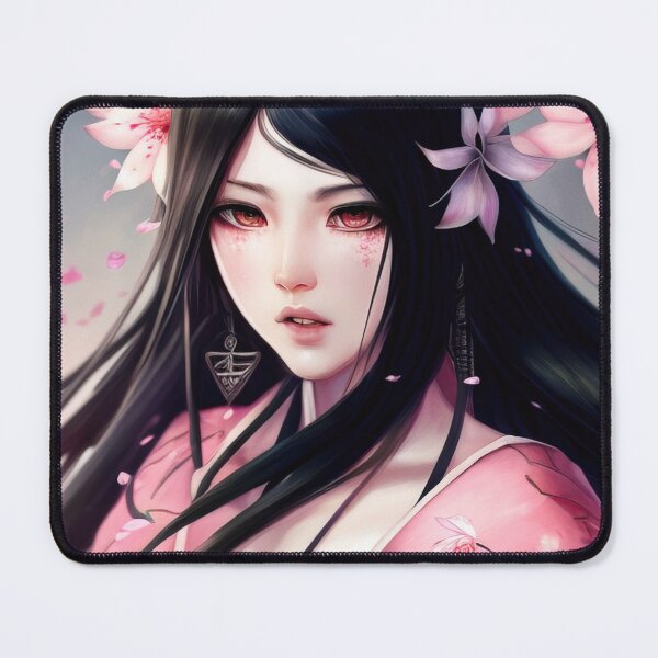 Item preview, Cute anime girl in kimono designed and sold by 100PercentOtaku.