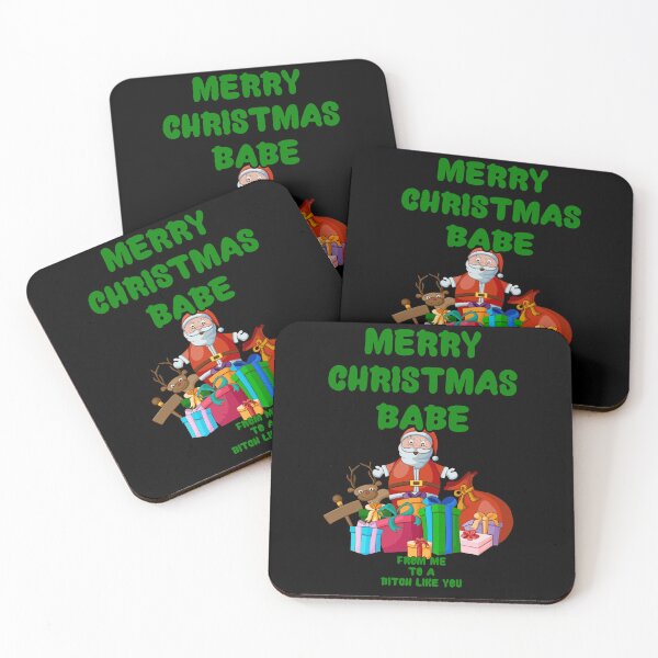 Item preview,   A moody Merry Christmas Babe Santa clause designed and sold by aventi24.