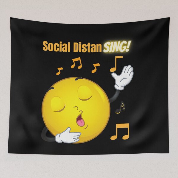 Item preview, Social Distancing Singing Singer Music Lover designed and sold by vasicsalynf.