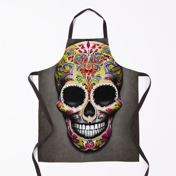 Item preview, Sugar skull, Santa Muerte,Victorian Ghotic Floral Skull, skull with floral designed and sold by ValleyDream.
