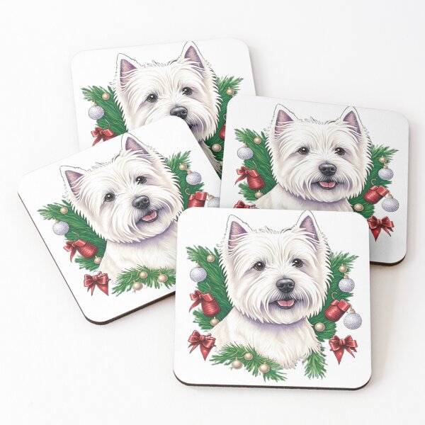Item preview,  Perro lindo del árbol de navidad de Westie designed and sold by TheCreativeFab.
