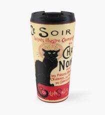 The black cat, le chat noir famous art nouveau ad Travel Mug