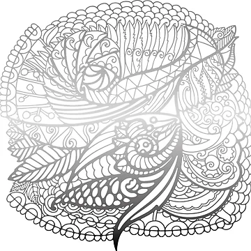 Artwork thumbnail, Grey Pattern by Rif Khasanov