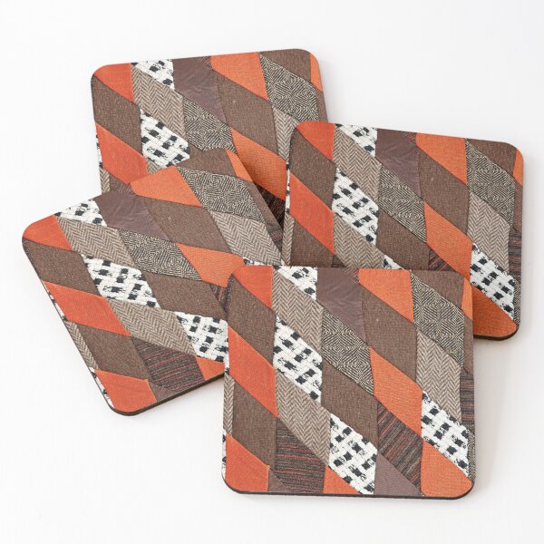 Item preview, Brown vintage retro patchwork designed and sold by reka88.