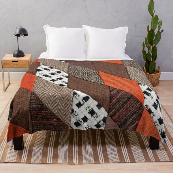 Item preview, Brown vintage retro patchwork designed and sold by reka88.