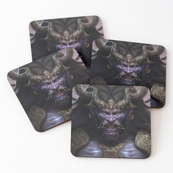 Item preview, Japanese mythical anime boss designed and sold by 100PercentOtaku.