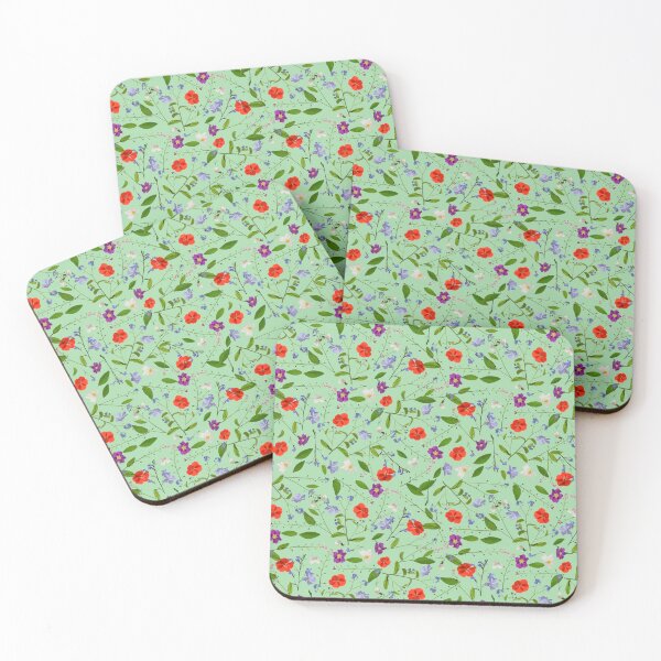 Item preview, Colourful spring flowers pattern designed and sold by AusraB.