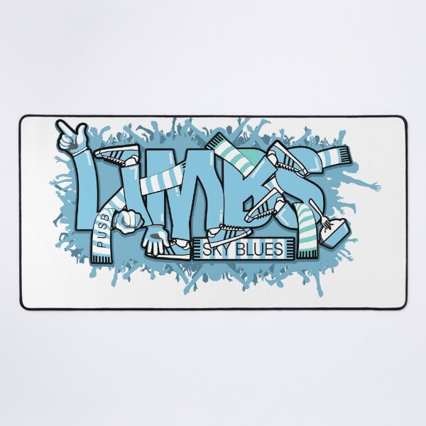 SKY BLUE LIMBS Desk Mat