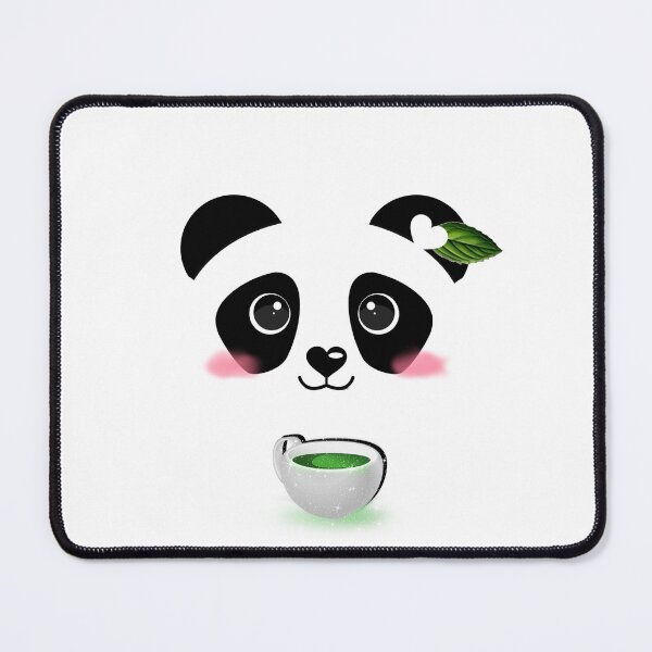 Item preview, Cute Panda and Green Matcha Tea Cup Kawaii Japanese designed and sold by Jolly-Yosei.