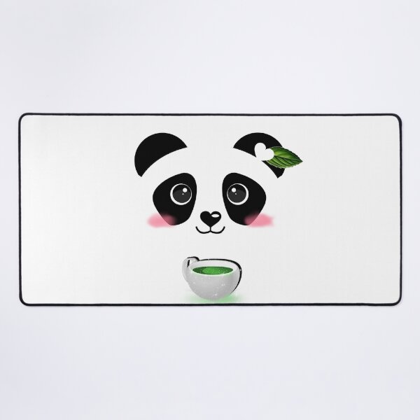 Item preview, Cute Panda and Green Matcha Tea Cup Kawaii Japanese designed and sold by Jolly-Yosei.
