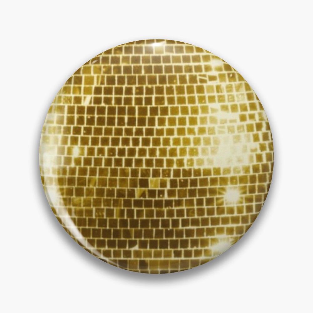 Real Disco ball gold disco fever boogie dance 70s club disco party  checkered  Magnet for Sale by weird83