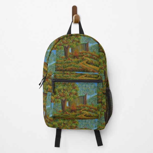 Item preview, The oak hut no. 12 - Secret garden - Gouache painting designed and sold by WanderingGraha.