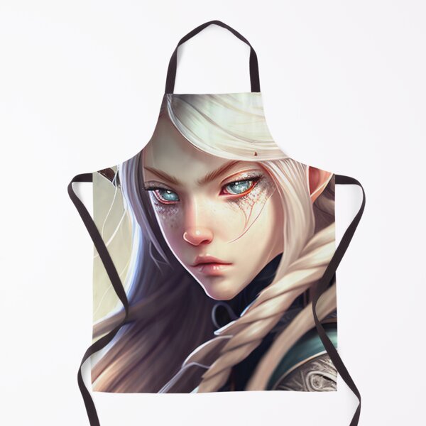 Item preview, Elven anime character warrior designed and sold by 100PercentOtaku.