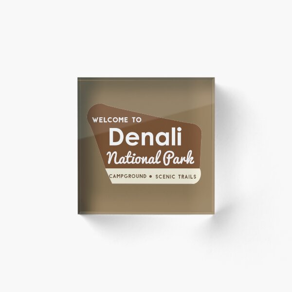 Item preview, Denali National Park Entrance Sign designed and sold by Lil-Bit-Batty.