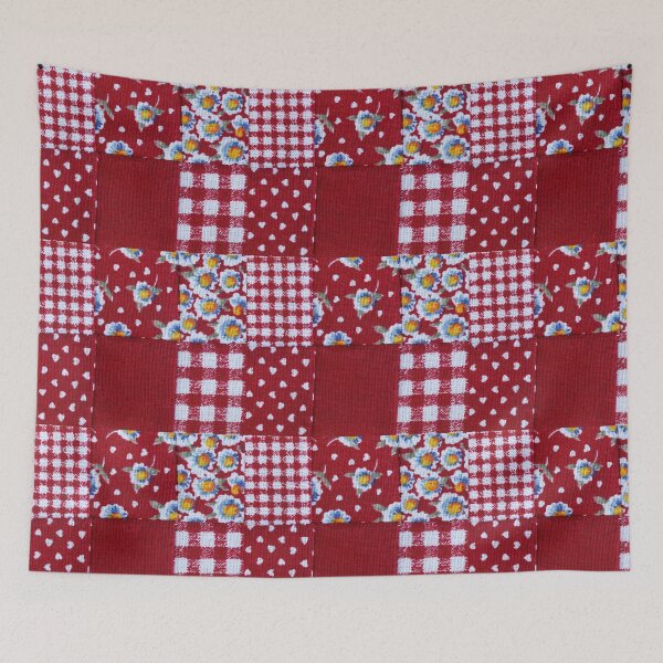 Item preview, Red vintage retro patchwork designed and sold by reka88.