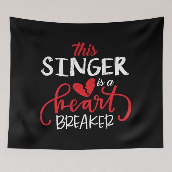 Item preview, Singer Heart Breaker Hearts Day Valentines Day designed and sold by hemkerkeisyau.