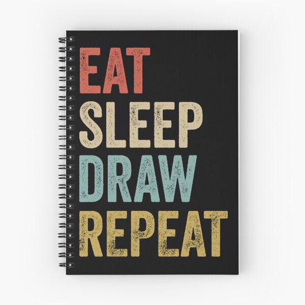 Item preview, Eat Sleep Draw Repeat Artist Drawing designed and sold by PandaPope.