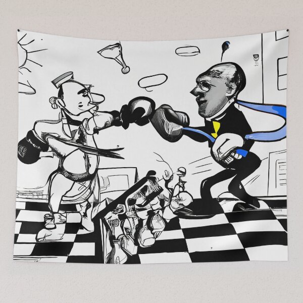 Item preview,  Chess Boxing designed and sold by REALDesign-Shop.