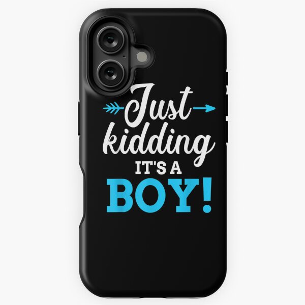 Item preview, Funny gender reveal just kidding it's a boy baby party designed and sold by PureHeaven ⭐⭐⭐⭐⭐.