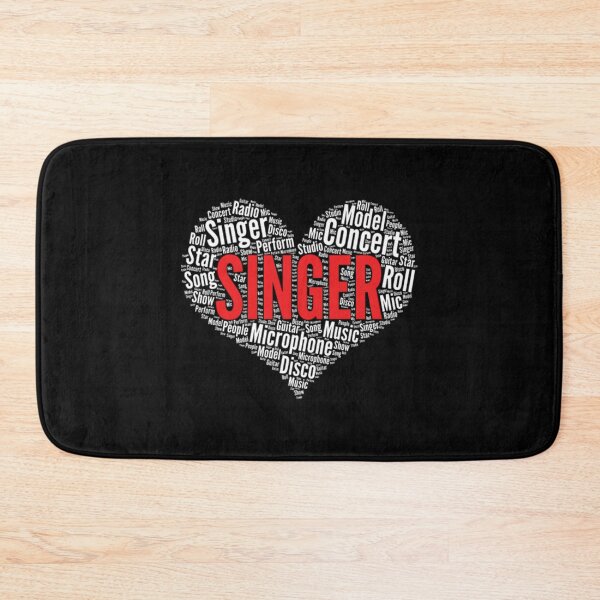 Item preview, Singer Heart Shape Word Cloud Design graphic designed and sold by hemkerkeisyau.