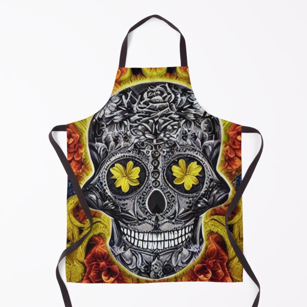 Item preview, Sugar skull, Santa Muerte,Victorian Ghotic Floral Skull, skull with floral designed and sold by ValleyDream.
