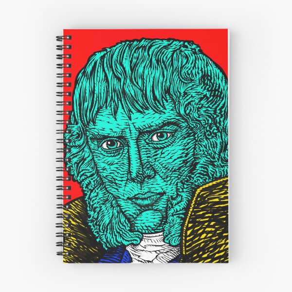Item preview, CASPAR DAVID FRIEDRICH ink and acrylic portrait designed and sold by lautir.