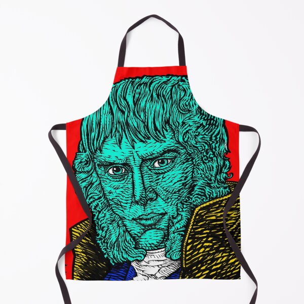 Item preview, CASPAR DAVID FRIEDRICH ink and acrylic portrait designed and sold by lautir.