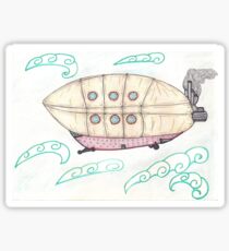SteamPunkBlimp1 Sticker