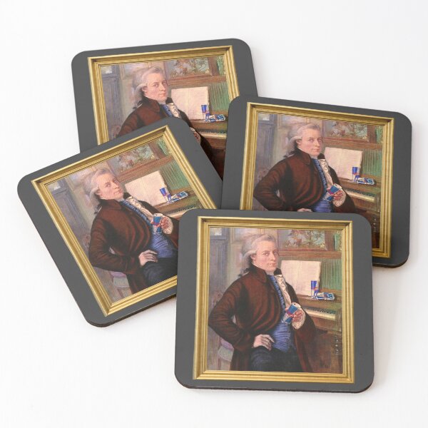Item preview, Mozart drinks energy drink on rehearsal  designed and sold by Angeleghties.