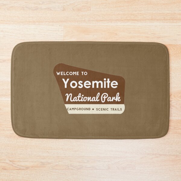 Artikelvorschau, Eingangsschild des Yosemite-Nationalparks entworfen und verkauft von Lil-Bit-Batty.