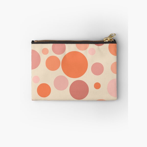 Item preview, Pink and orange retro style polka dots design designed and sold by BattaAnastasia.