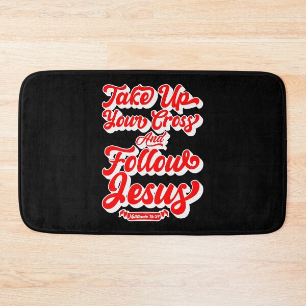 Item preview, Take Up Your Cross and Follow Jesus - Matthew 16:24 designed and sold by plushism.