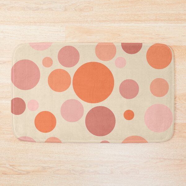 Item preview, Pink and orange retro style polka dots design designed and sold by BattaAnastasia.