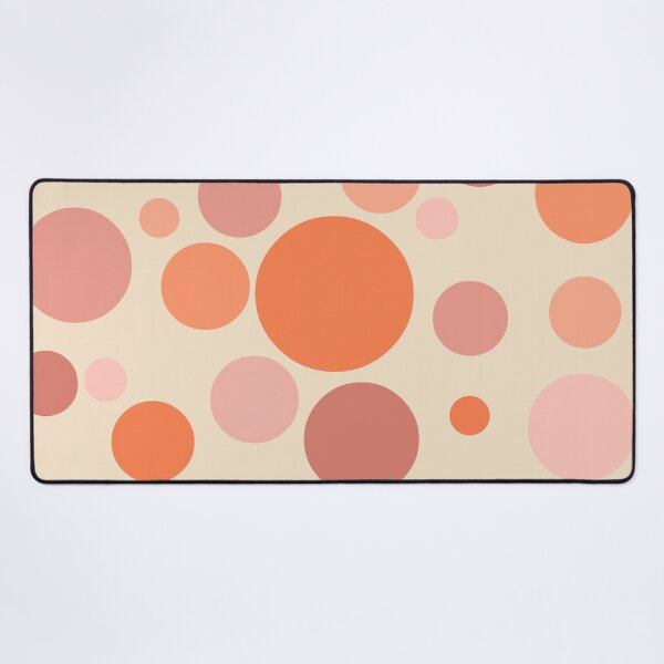 Item preview, Pink and orange retro style polka dots design designed and sold by BattaAnastasia.