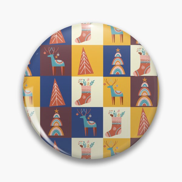 Item preview, Cute boho style Christmas patchwork designed and sold by reka88.