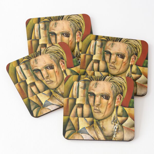 Item preview, Aaron Carter in the Style of Cubism (RIP) designed and sold by OddUnderground.