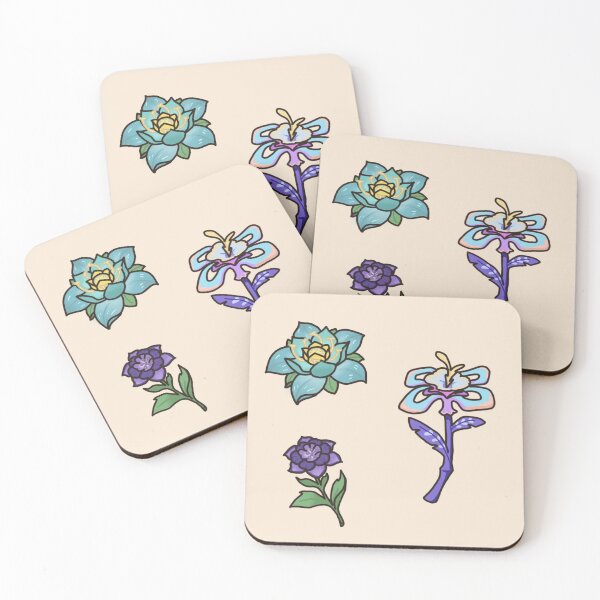 Item preview, Juego de pegatinas de especialidades locales de Sumeru Genshin Impact designed and sold by somewhereartsy.
