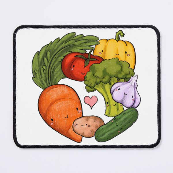 Item preview, Cute and happy vegetables designed and sold by Alex Goubar.