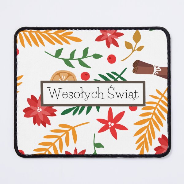 Item preview, Wesołych Świąt, happy Christmas in Polish, Merry Christmas in Polish, Kartka świąteczna, Polish Christmas designed and sold by Pommallina.
