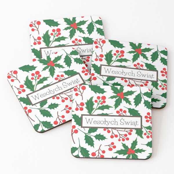 Item preview, Wesołych Świąt, happy Christmas in Polish, Merry Christmas in Polish, Kartka świąteczna, Polish Christmas  designed and sold by Pommallina.