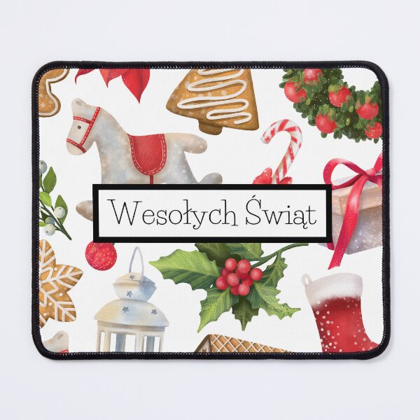 Item preview, Wesołych Świąt, happy Christmas in Polish, Merry Christmas in Polish, Kartka świąteczna, Polish Christmas  designed and sold by Pommallina.