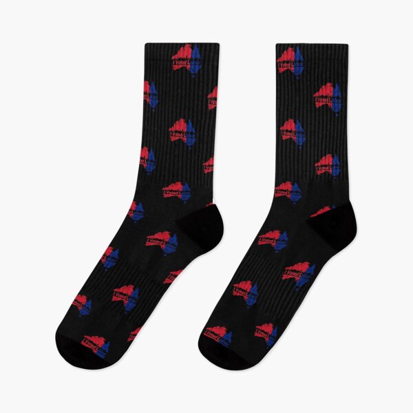 Item preview, I Voted for the Australian Labor Party with Canberra skyline in Black designed and sold by Manoroma.