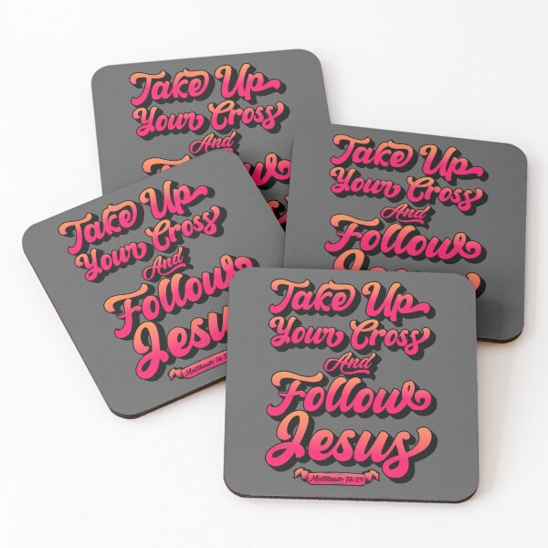 Item preview, Take Up Your Cross and Follow Jesus - Matthew 16:24 designed and sold by plushism.