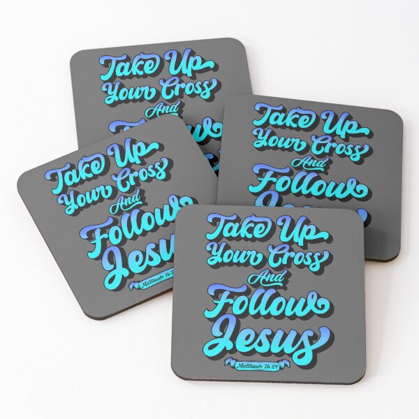 Item preview, Take Up Your Cross and Follow Jesus - Matthew 16:24 designed and sold by plushism.