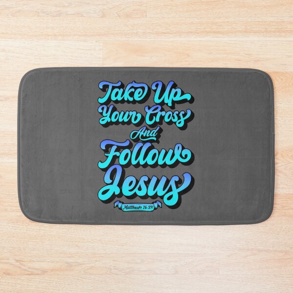 Item preview, Take Up Your Cross and Follow Jesus - Matthew 16:24 designed and sold by plushism.